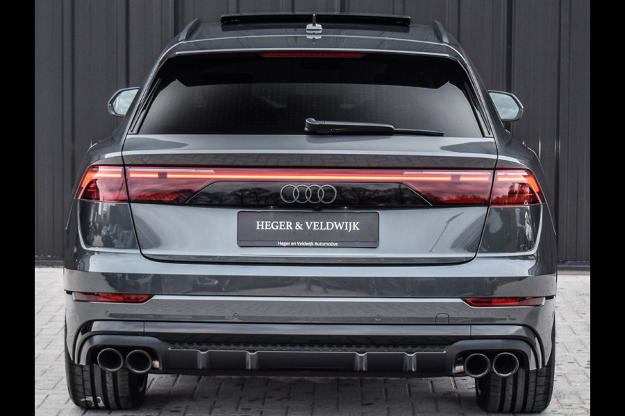 Audi Q8 55TFSI e QUATTRO PRO LINE S COMPETITION | S-SEATS | PANORAMADAK | 4 WIEL BESTURING | B&O SOUND | HEAD-UP | LUCHTVERING | DAB+ |