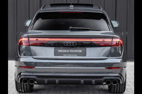 Audi Q8 55TFSI e QUATTRO PRO LINE S COMPETITION | S-SEATS | PANORAMADAK | 4 WIEL BESTURING | B&O SOUND | HEAD-UP | LUCHTVERING | DAB+ |