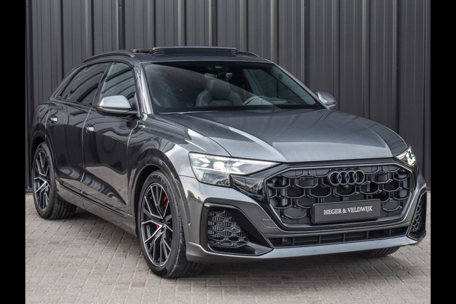 Audi Q8 55TFSI e QUATTRO PRO LINE S COMPETITION | S-SEATS | PANORAMADAK | 4 WIEL BESTURING | B&O SOUND | HEAD-UP | LUCHTVERING | DAB+ |