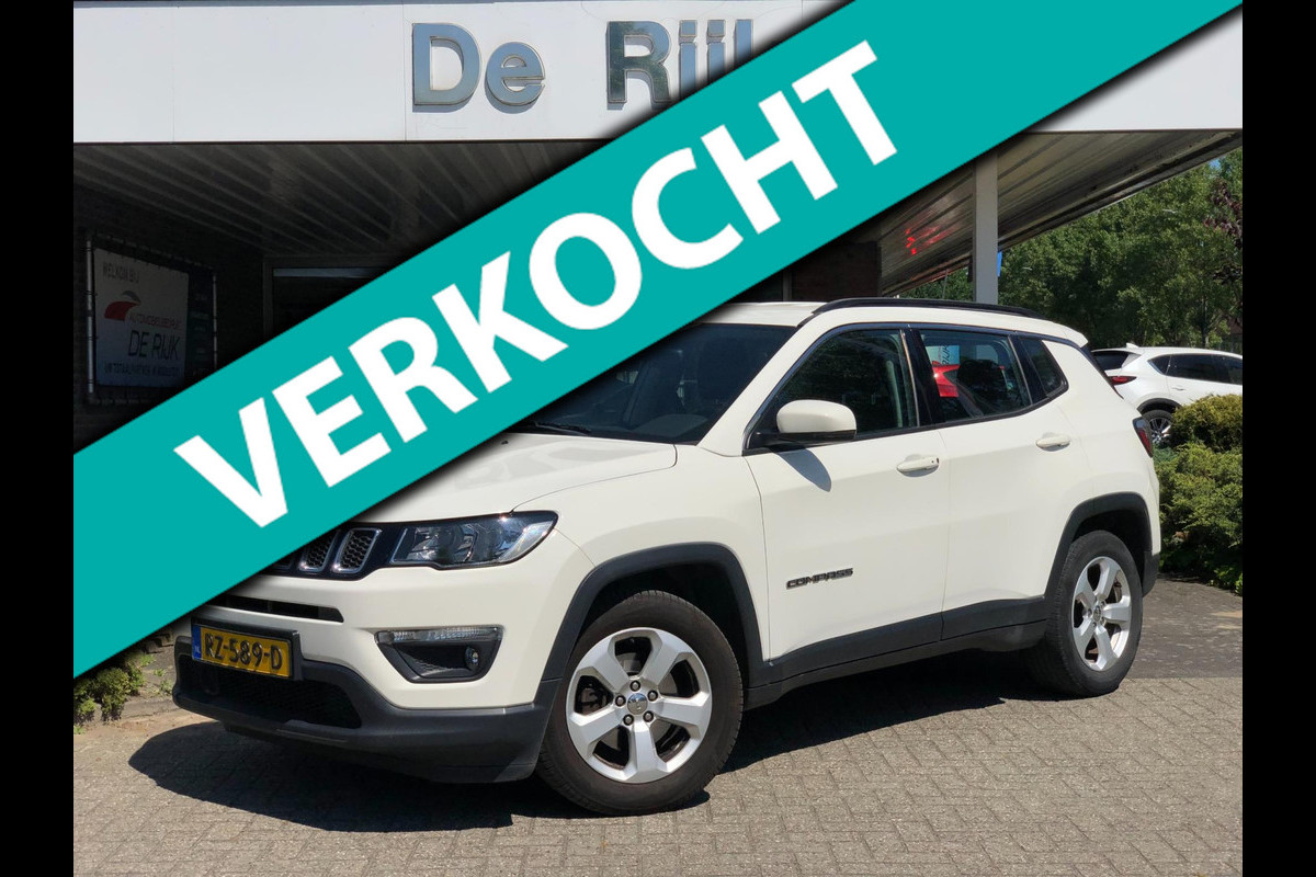 Jeep Compass 1.4 MultiAir Longitude | Half leder, Stoel+Stuurverw., Navi, Camera, Carplay/Android, Climate, Cruise, Afn. Trekhaak| Jeep Compass 1.4 MultiAir Longitude | Half leder, Stoel+Stuurverw., Navi, Camera, Carplay/Android, Climate, Cruise, Afn. Trekhaak|