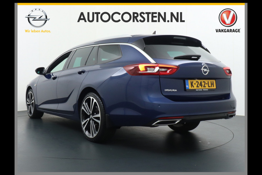 Opel Insignia Sports Tourer D 123pk Led-Matrix Trekhaak Ultimate Navi-Pro Alcantara-Leer 20"lm Adaptive-Cruise Camera Apple-Carplay Sportstoel DAB+ Licht+Regensensor Privacy Glas Lane-assist LED achterlichten AGR Flexfold Innovation Ultimate Volledig Dealer-Onderhouden EURO6 1.625kg Trekvermogen! € 45.000 nieuw