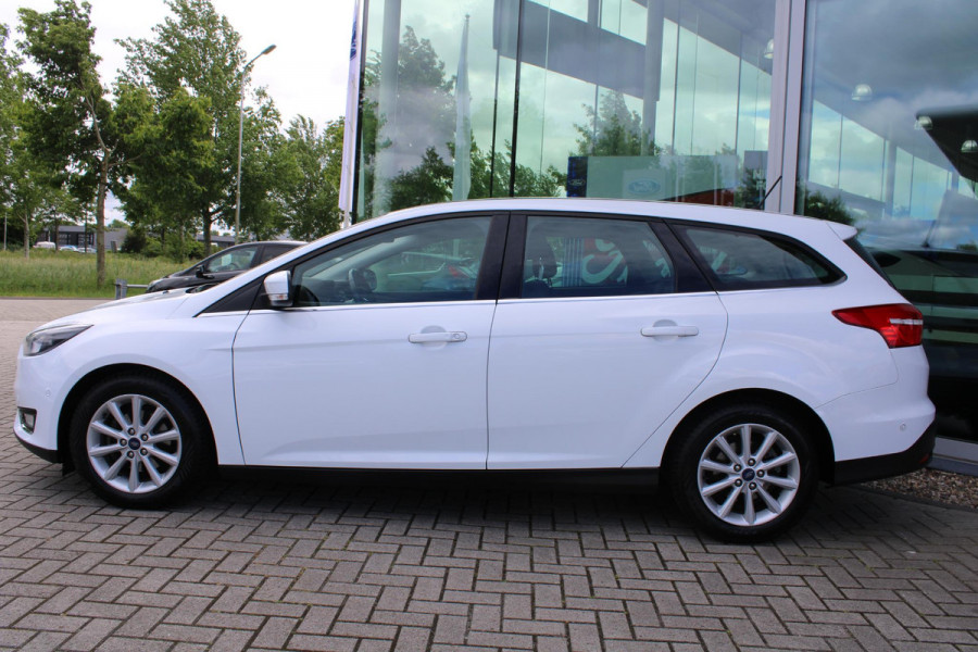 Ford FOCUS Wagon 1.0 EcoBoost Titanium | Navigatie | Climate Control | Cruise Control | Lichtmetalen Velgen | Voorruitverwarming