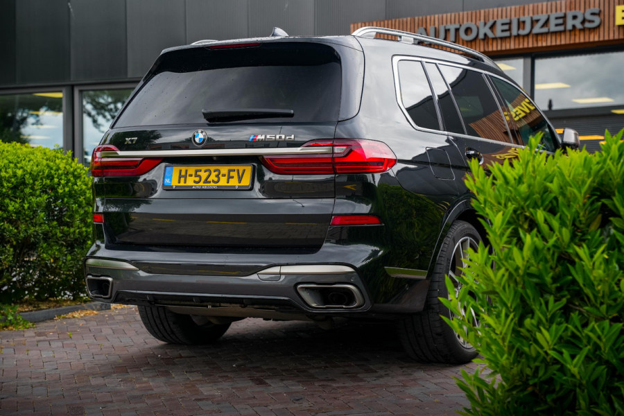 BMW X7 M50d High Executive Panodak Bowers Wilkins Memory 7-Persoons Stoelventilatie ACC Trekhaak