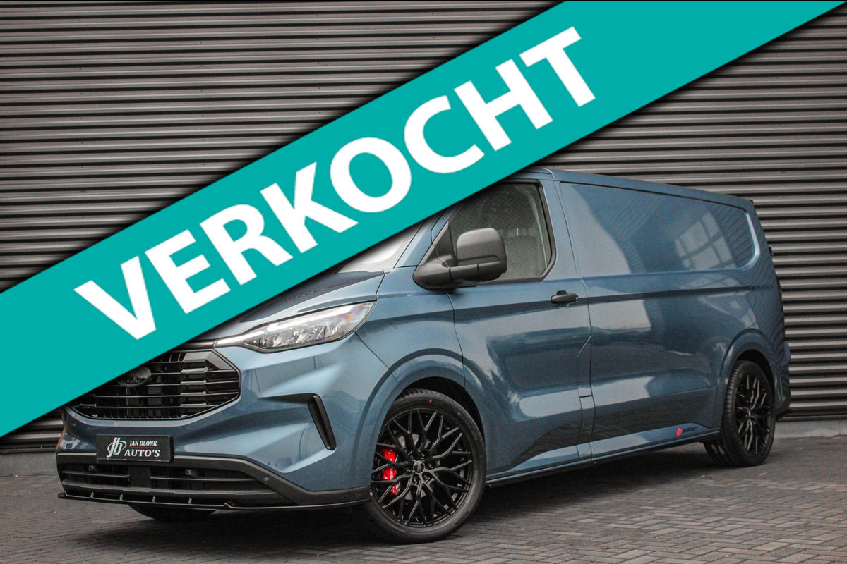 Ford Transit Custom 2.0 TDCI L2H1 AUTOMAAT 136PK JB- EDITION / FULL BLACK / APPLE CARPLAY / 3- ZITS / MY2024 / VOORRAAD LEVERBAAR
