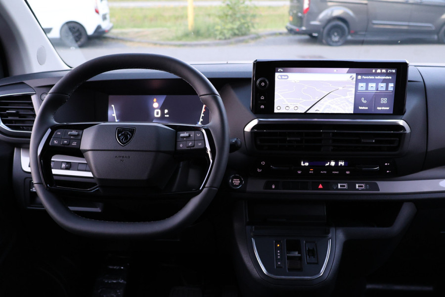Peugeot Expert 2.0 BlueHDi 180PK L3 DC | 5-Zitter | Dubbel cabine | 360 Camera | Lederen bekleding | CarPlay | Navigatie | Stoelverwarming | Stuurwielverwarming | Massage | Elek. stoel | Lane Assist |  Dodehoek detector