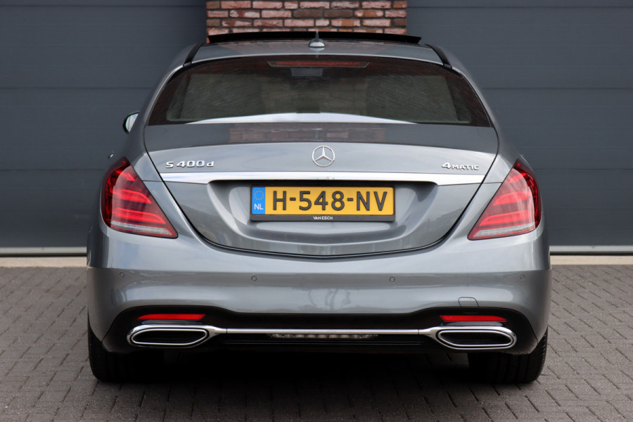 Mercedes-Benz S-Klasse 400d 4MATIC Lang Premium+ AMG Line | Luchtvering | Distronic+ | HUD | Burmester | Soft-Close | Exclusiefpakket | Stoelventilatie | Standverwarming | Parfumering |