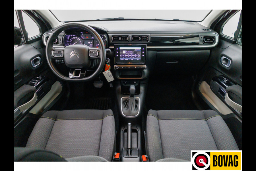 Citroën C3 1.2 110 pk Shine Automaat | Dashboardcamera | Cruise | Achteruitrijcamera | Dodehoek detectie Apple Carplay/Android auto, Navigatie