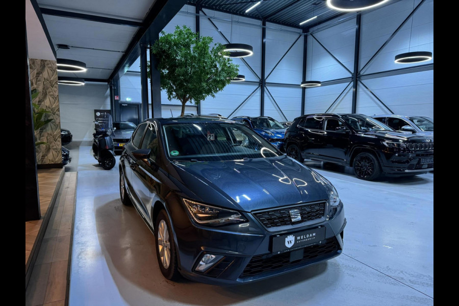 Seat Ibiza 1.0 TSI Style Business Intense Garantie Camera Carplay Beats StoelVW Adoptieve Cruise Clima Navi Xenon Rijklaar