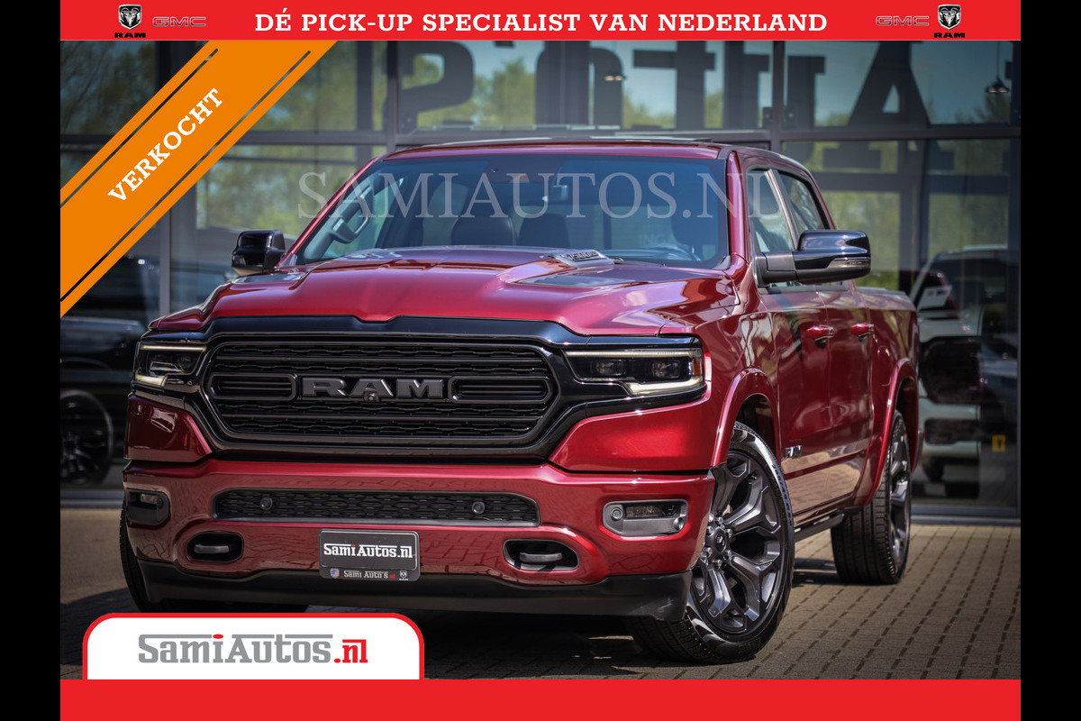 Dodge Ram 1500 Limited Night V8 5.7 Hemi | Beschikt Over Alle Opties | Comfortabele Dubbele Cabine met Royale 5 Zitplaatsen | Dodge Ram 1500 Limited Night V8 5.7 Hemi | Beschikt Over Alle Opties | Comfortabele Dubbele Cabine met Royale 5 Zitplaatsen |