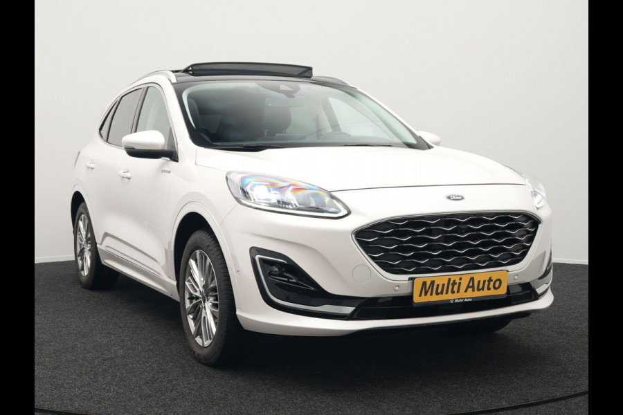 Ford Kuga 2.5 Vignale Plug In Hybrid 225pk PHEV | Trekhaak af Fabriek | Panodak | Adaptive Cruise | Lederen Sportstoelen Memory | Head Up | B&O Sound |  Keyless | 360 Camera | Apple Carplay |