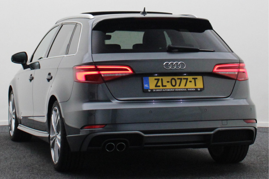 Audi A3 Sportback 35 TFSI CoD Advance Sport Automaat S Line, Panoramadak, Leer, Apple Carplay, Camera, LED
