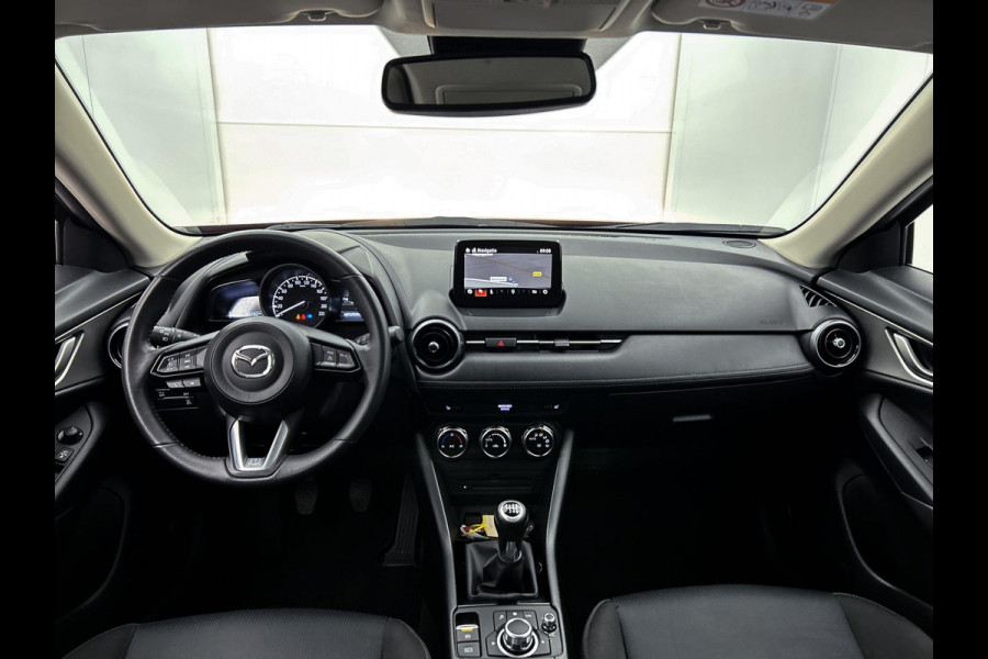 Mazda CX-3 2.0 SkyActiv-G 121 Sportive(NL-auto, Goed OnderH, Navi, Trekhaak, StoelV, Cruise Con, Etc)