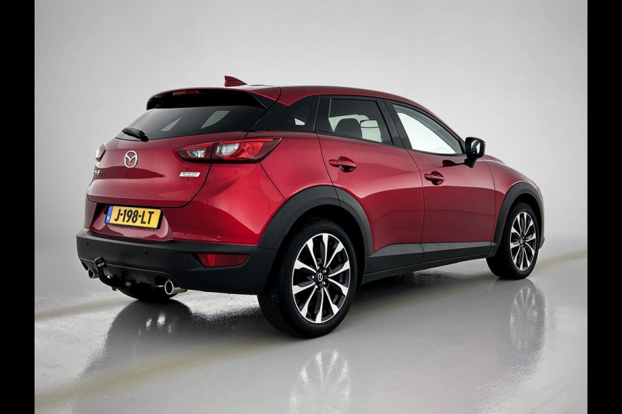 Mazda CX-3 2.0 SkyActiv-G 121 Sportive(NL-auto, Goed OnderH, Navi, Trekhaak, StoelV, Cruise Con, Etc)