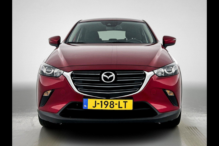 Mazda CX-3 2.0 SkyActiv-G 121 Sportive(NL-auto, Goed OnderH, Navi, Trekhaak, StoelV, Cruise Con, Etc)