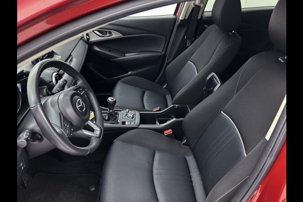 Mazda CX-3 2.0 SkyActiv-G 121 Sportive(NL-auto, Goed OnderH, Navi, Trekhaak, StoelV, Cruise Con, Etc)