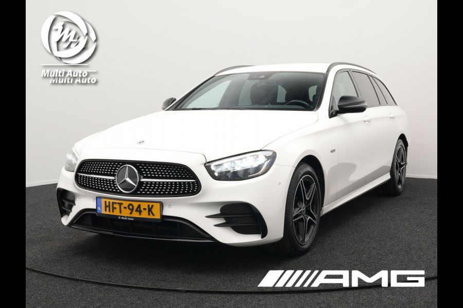Mercedes-Benz E-Klasse Estate 300e AMG Plug In Hybrid 320pk Dealer O.H PHEV | Widescreen Navi | Sfeerverlichting | Night Pakket | Camera | Apple Carplay | Alcantara Sportstoelen Verwarmd | LED |