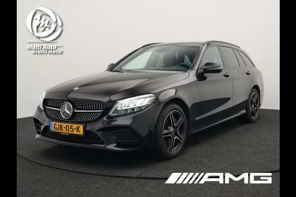 Mercedes-Benz C-Klasse Estate 300 e AMG-Line Plug In Hybrid PHEV | Multibeam LED | Navigatie | Apple Carplay | Lederen Sportstoelen Verwarmd | Originele Trekhaak