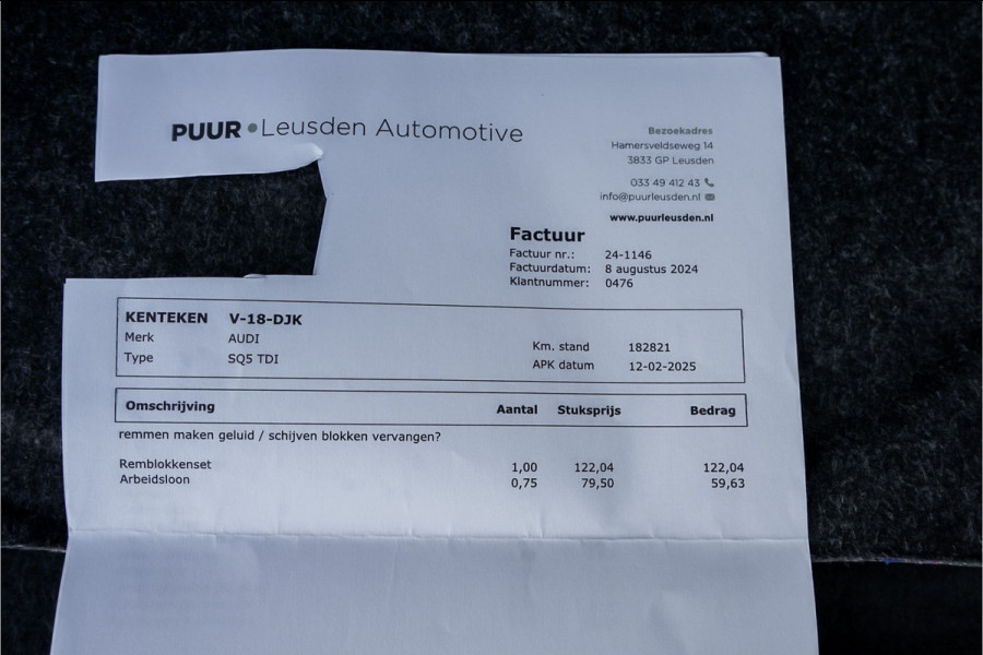 Audi SQ5 TDI Competition 327PK Commercial Pano B&O Leder ACC Trekhaak