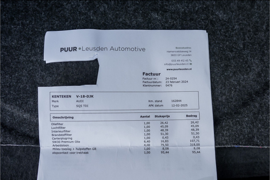 Audi SQ5 TDI Competition 327PK Commercial Pano B&O Leder ACC Trekhaak