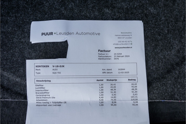 Audi SQ5 TDI Competition 327PK Commercial Pano B&O Leder ACC Trekhaak