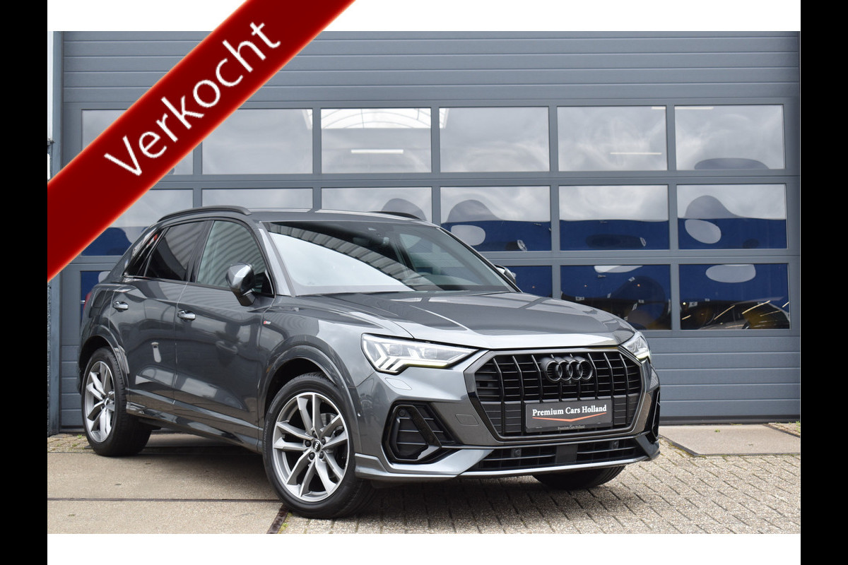 Audi Q3 35 TFSI S-Line Black Ed Navi 360 Camera Sfeer Keyless ACC 19 Inch Audi Q3 35 TFSI S-Line Black Ed Navi 360 Camera Sfeer Keyless ACC 19 Inch