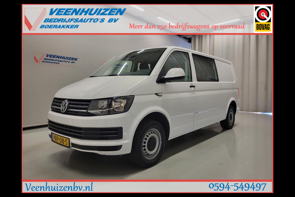 Volkswagen Transporter 2.0TDI L2/H1 Dubbele Cabine Euro 6! Volkswagen Transporter 2.0TDI L2/H1 Dubbele Cabine Euro 6!
