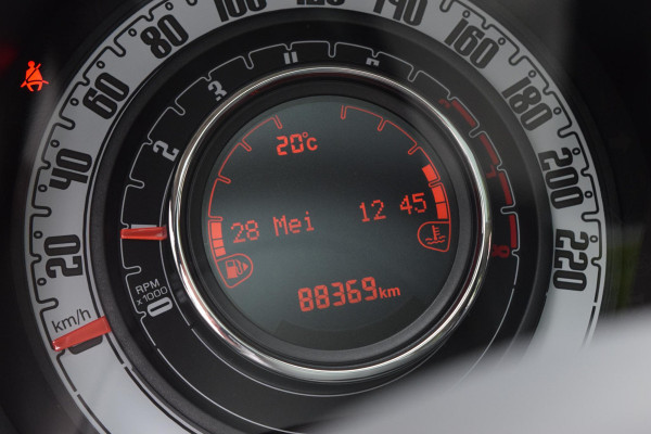 Fiat 500 80pk Lounge|Nav|Clima|Cruise|Pano|PDC