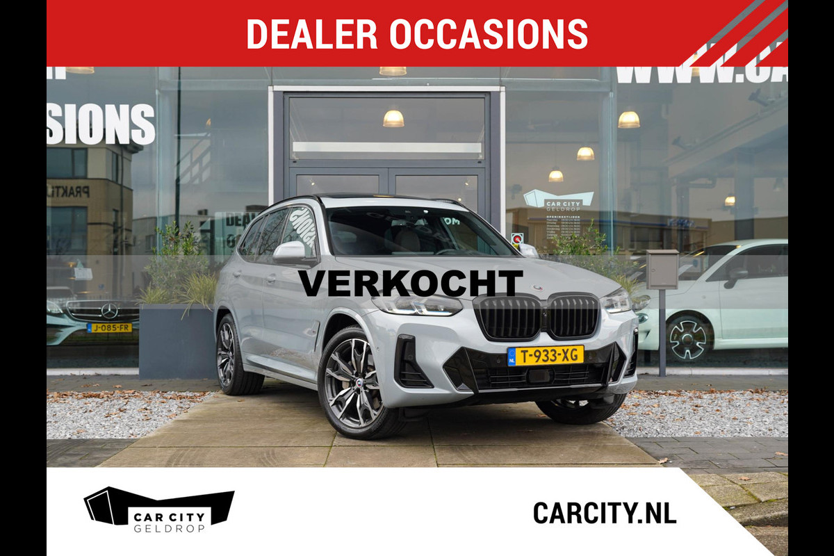 BMW X3 XDrive30e Business M-sport / Laser / Pano / 360 / Adaptive / Ambient / El. haak / HiFi / 20 inch BMW X3 XDrive30e Business M-sport / Laser / Pano / 360 / Adaptive / Ambient / El. haak / HiFi / 20 inch