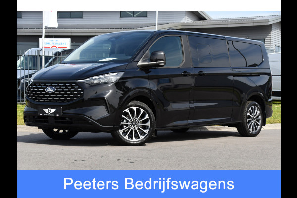 Ford Transit Custom 320 2.0 TDCI L2H1 Tourneo Black Edition Full Options, 360 Camera,  Adpatieve Cruise, Virtual, Carplay, 170PK, Stoel/Stuur Verwarming, Automaat, Uniek!