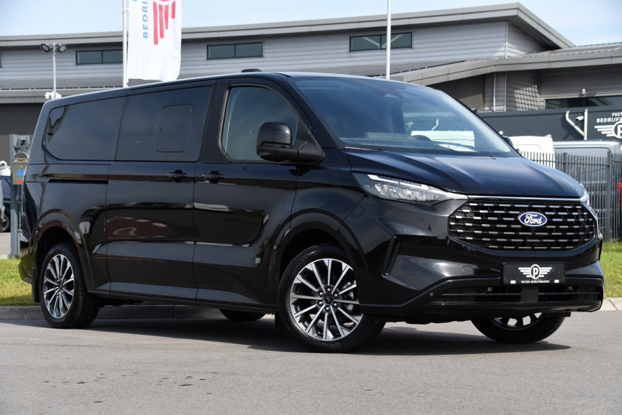 Ford Transit Custom 320 2.0 TDCI L2H1 Tourneo Black Edition Full Options, 360 Camera,  Adpatieve Cruise, Virtual, Carplay, 170PK, Stoel/Stuur Verwarming, Automaat, Uniek!