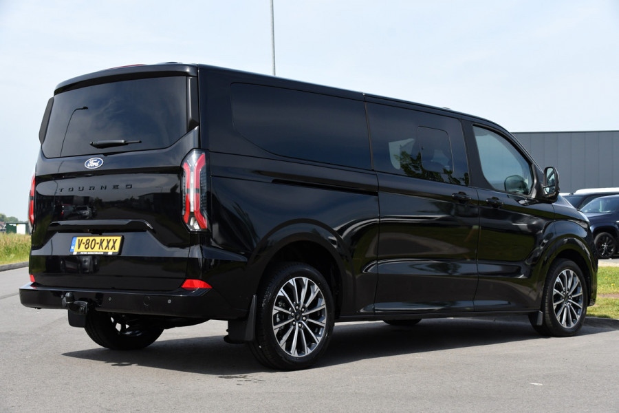 Ford Transit Custom 320 2.0 TDCI L2H1 Tourneo Black Edition Full Options, 360 Camera,  Adpatieve Cruise, Virtual, Carplay, 170PK, Stoel/Stuur Verwarming, Automaat, Uniek!