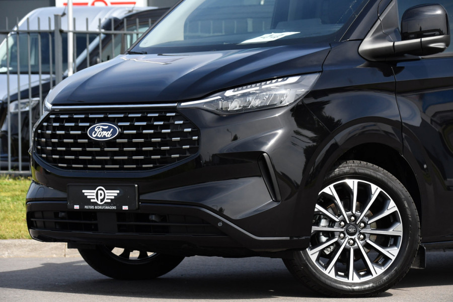 Ford Transit Custom 320 2.0 TDCI L2H1 Tourneo Black Edition Full Options, 360 Camera,  Adpatieve Cruise, Virtual, Carplay, 170PK, Stoel/Stuur Verwarming, Automaat, Uniek!