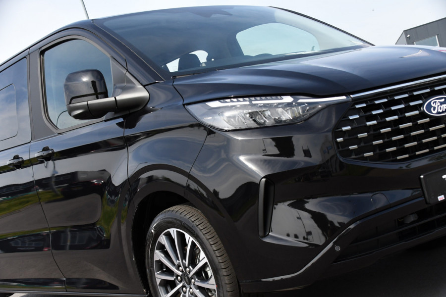 Ford Transit Custom 320 2.0 TDCI L2H1 Tourneo Black Edition Full Options, 360 Camera,  Adpatieve Cruise, Virtual, Carplay, 170PK, Stoel/Stuur Verwarming, Automaat, Uniek!