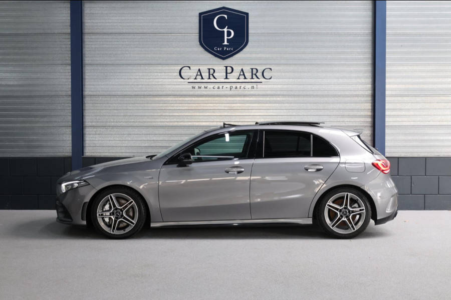 Mercedes-Benz A-Klasse AMG 35 4MATIC 306+PK MULTIBEAM/SFEER/VIRTUAL/PANO/LEER+S.VERWARMING/18"/360 CAM/ACC/ECC/12 MDN GARANTIE!