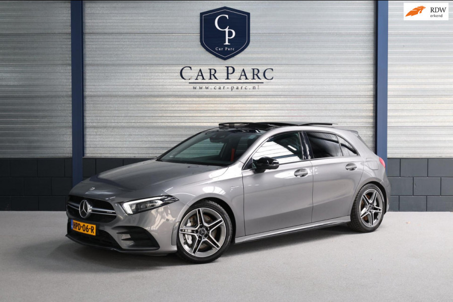 Mercedes-Benz A-Klasse AMG 35 4MATIC 306+PK MULTIBEAM/SFEER/VIRTUAL/PANO/LEER+S.VERWARMING/18"/360 CAM/ACC/ECC/12 MDN GARANTIE!
