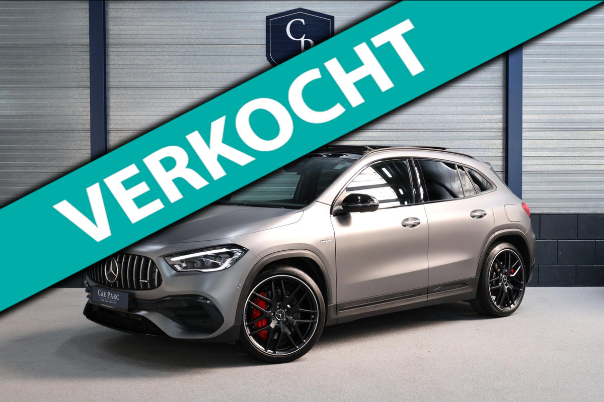 Mercedes-Benz GLA AMG 45 S 4MATIC+ MATT/MULTIBEAM/VIRTUAL/SFEER/LEER+S.VERWARMING+MEMORY/20"/ACC/ECC/12 MND GARANTIE! Mercedes-Benz GLA AMG 45 S 4MATIC+ MATT/MULTIBEAM/VIRTUAL/SFEER/LEER+S.VERWARMING+MEMORY/20"/ACC/ECC/12 MND GARANTIE!