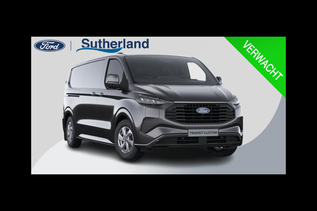 Ford Transit Custom 320 2.5 PHEV L2H1 Limited 233pk | Driver Assistance pack Premium | Wegklapbare Trekhaak | Verwarmd Stuurwiel | 17 inch Licht metalen Velgen | B&O Speakers