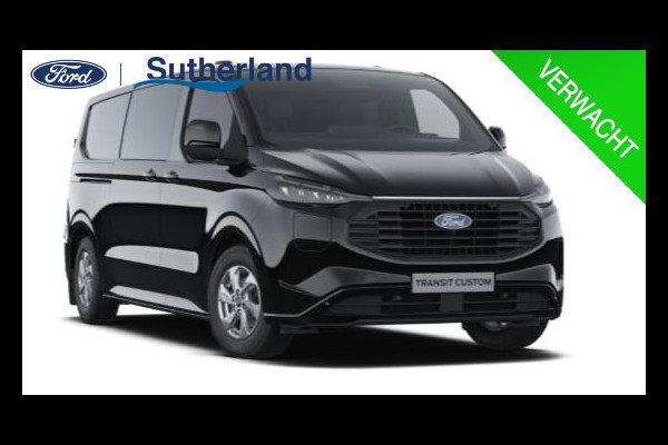 Ford Transit Custom 320 2.5 PHEV L2H1 Limited DC 233pk | Dubbele Cabine | Dubbele zijschuifdeur | 12-weg verstel- en verwarmbare AGR Stoelen | Inklapbare trekhaak | 17 inch lichtmetalen velgen | Driver Assistance Pack Premium  | Verwarmbaar stuurwiel | Bekleding zijwand en achterdeuren (volledig),