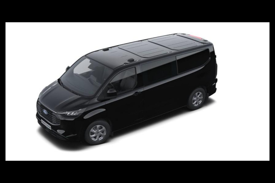 Ford Transit Custom 320 2.5 PHEV L2H1 Limited DC 233pk | Dubbele Cabine | Dubbele zijschuifdeur | 12-weg verstel- en verwarmbare AGR Stoelen | Inklapbare trekhaak | 17 inch lichtmetalen velgen | Driver Assistance Pack Premium  | Verwarmbaar stuurwiel | Bekleding zijwand en achterdeuren (volledig),