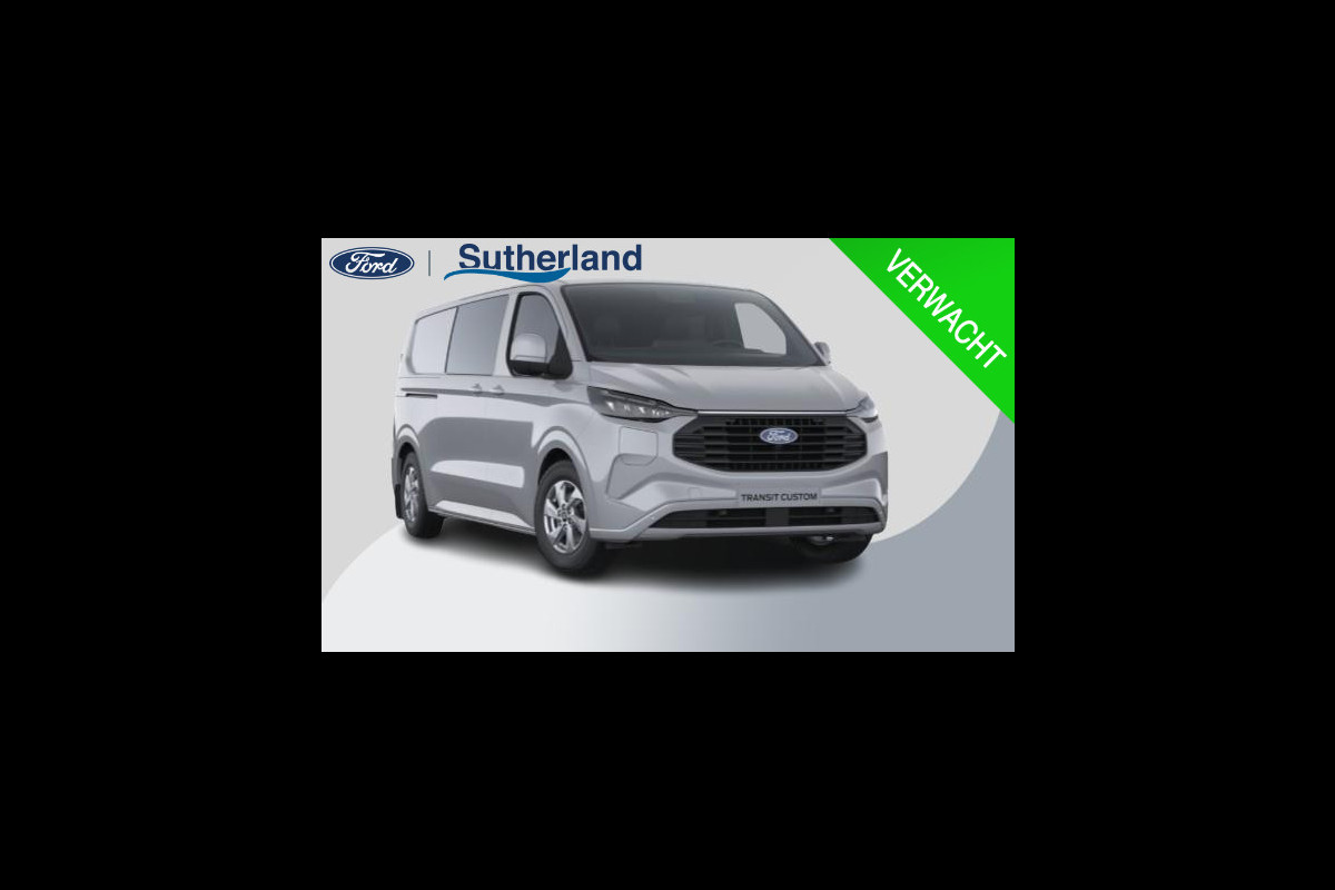 Ford Transit Custom 320 2.5 PHEV L2H1 Limited DC 233pk | Dubbele Cabine | Dubbele zijschuifdeur | 12-weg verstel- en verwarmbare AGR Stoelen | Inklapbare trekhaak | 17 inch lichtmetalen velgen | Driver Assistance Pack Premium | Verwarmbaar stuurwiel | Bekleding zijwand en achterdeuren (volledig), Ford Transit Custom 320 2.5 PHEV L2H1 Limited DC 233pk | Dubbele Cabine | Dubbele zijschuifdeur | 12-weg verstel- en verwarmbare AGR Stoelen | Inklapbare trekhaak | 17 inch lichtmetalen velgen | Driver Assistance Pack Premium | Verwarmbaar stuurwiel | Bekleding zijwand en achterdeuren (volledig),