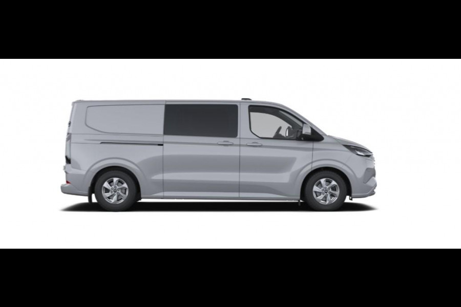 Ford Transit Custom 320 2.5 PHEV L2H1 Limited DC 233pk | Dubbele Cabine | Dubbele zijschuifdeur | 12-weg verstel- en verwarmbare AGR Stoelen | Inklapbare trekhaak | 17 inch lichtmetalen velgen | Driver Assistance Pack Premium  | Verwarmbaar stuurwiel | Bekleding zijwand en achterdeuren (volledig),