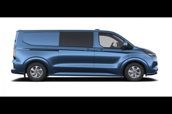 Ford Transit Custom 320 2.5 PHEV L2H1 Limited DC 233pk | Dubbele zijschuifdeur | 12-weg verstel- en verwarmbare AGR Stoelen | Inklapbare trekhaak | 17 inch lichtmetalen velgen | Driver Assistance Pack Premium  | Verwarmbaar stuurwiel | Bekleding zijwand en achterdeuren (volledig),