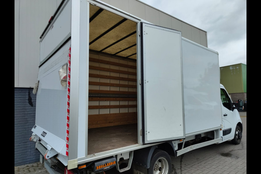 Opel Movano 2.3D 164PK L4 Meubelbak Hydr.Klep Dubbellucht Navi Ecc 3-Persoons Cruise Control Regen-Lichtsensor Bluetooth DL Betonplex vloer Lat om Lat Wandbetimmering Zijdeur Euro 6