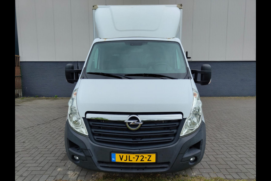 Opel Movano 2.3D 164PK L4 Meubelbak Hydr.Klep Dubbellucht Navi Ecc 3-Persoons Cruise Control Regen-Lichtsensor Bluetooth DL Betonplex vloer Lat om Lat Wandbetimmering Zijdeur Euro 6