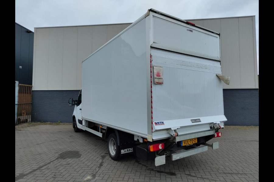 Opel Movano 2.3D 164PK L4 Meubelbak Hydr.Klep Dubbellucht Navi Ecc 3-Persoons Cruise Control Regen-Lichtsensor Bluetooth DL Betonplex vloer Lat om Lat Wandbetimmering Zijdeur Euro 6