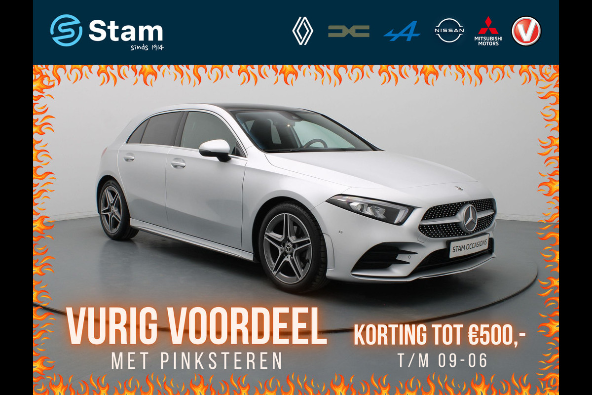 Mercedes-Benz A-Klasse 180 Business Solution AMG Camera | Cruise | Navi | Parkeersens. v+a | Panoramadak Mercedes-Benz A-Klasse 180 Business Solution AMG Camera | Cruise | Navi | Parkeersens. v+a | Panoramadak