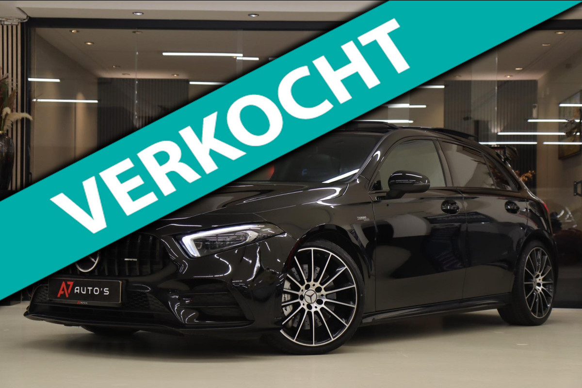 Mercedes-Benz A-Klasse AMG 35 4MATIC PANO/LANEASSIST/BURM/MEMORYST/BOMVOL