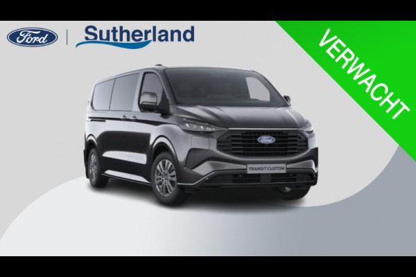 Ford Transit Custom 340 2.5 PHEV L2H1 Limited 233pk | Kombi |  Incl. BTW/BPM | Dubbele zijschuifdeur | Privacy Glass | Inklapbare trekhaak | 17 inch lichtmetalen velgen | Driver Assistance Pack Premium | Verwarmbaar stuurwiel