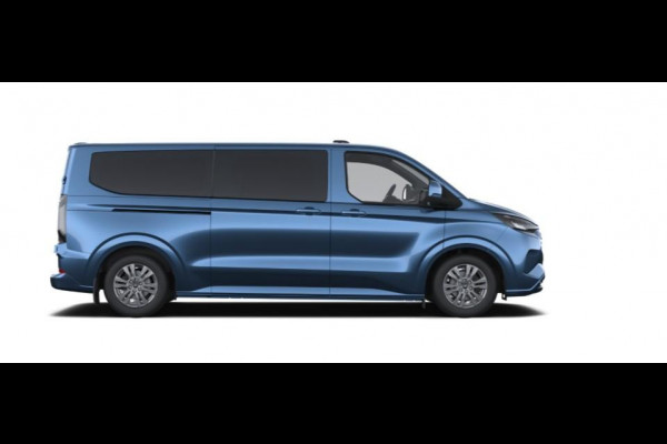 Ford Transit Custom 340 2.5 PHEV L2H1 Limited 233pk | Incl. BTW/BPM | Kombi | Dubbele zijschuifdeur | Privacy Glass | Inklapbare trekhaak | 17 inch lichtmetalen velgen | Driver Assistance Pack Premium | Verwarmbaar stuurwiel