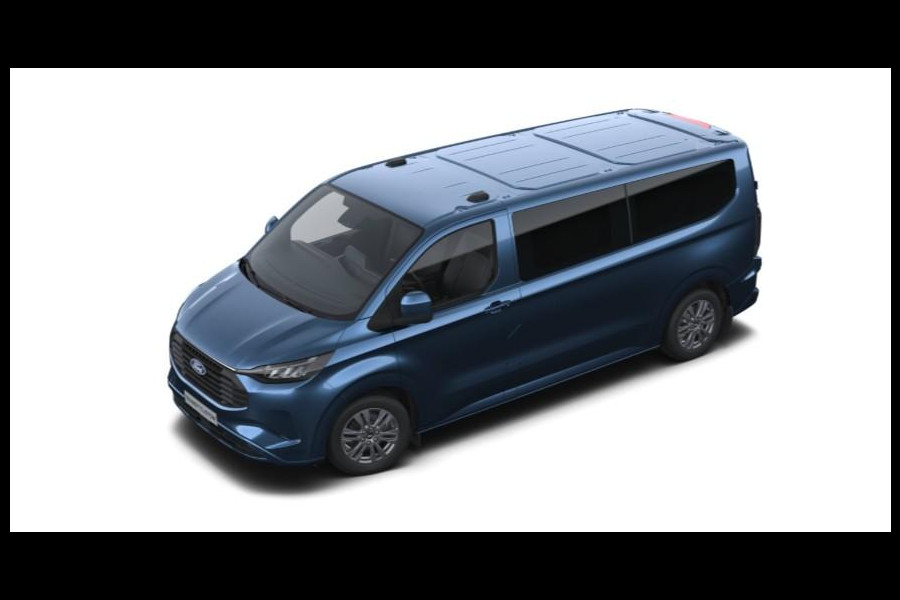 Ford Transit Custom 340 2.5 PHEV L2H1 Limited 233pk | Incl. BTW/BPM | Kombi | Dubbele zijschuifdeur | Privacy Glass | Inklapbare trekhaak | 17 inch lichtmetalen velgen | Driver Assistance Pack Premium | Verwarmbaar stuurwiel
